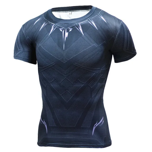 2017 Compression T-Shirt 3D Punisher Skull MMA Workout Crossfit T Shirt Fitness Tights Casual Shirts Brand Clothing Tee Shirt