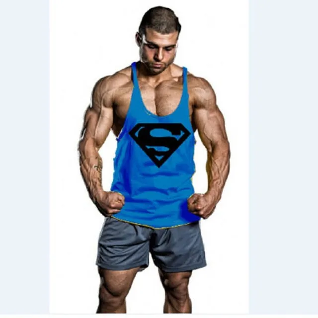 2017 NPC A fitness Bodybuilding Racerback Tank Tops Men Fitness Sleeveless Vest Cotton Singlets Gasp Muscle Shirt