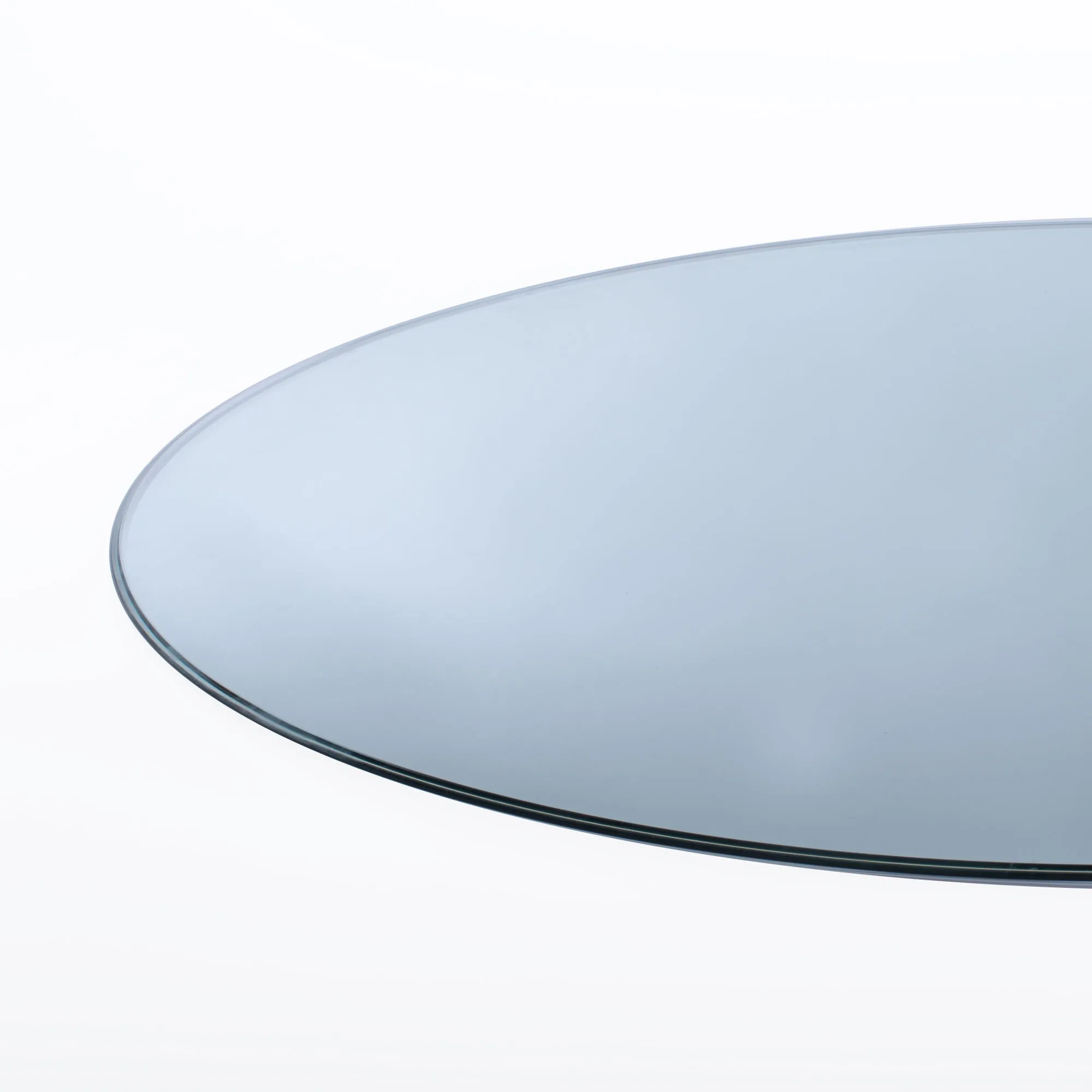 42" Round Clear Glass Table Tops