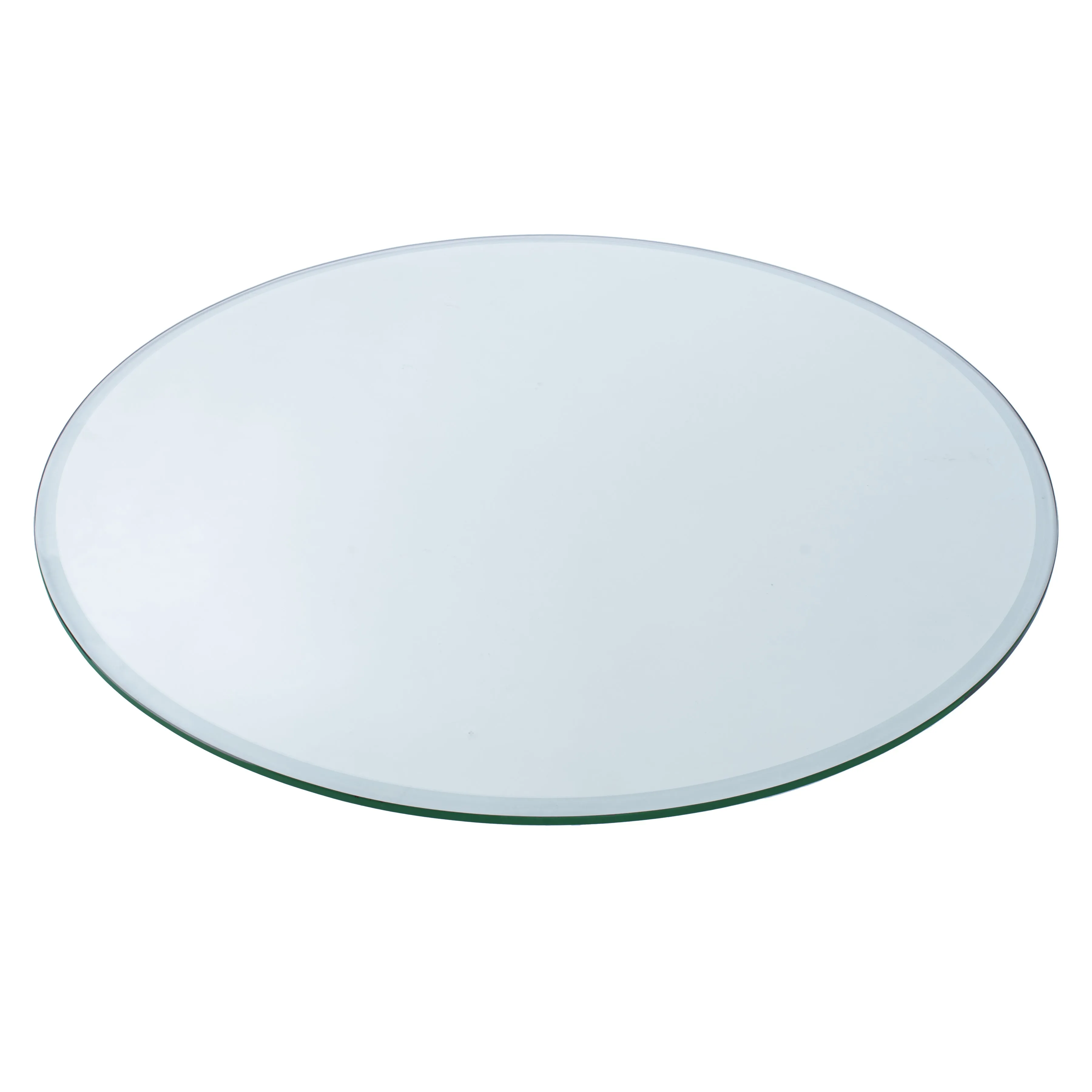 42" Round Clear Glass Table Tops