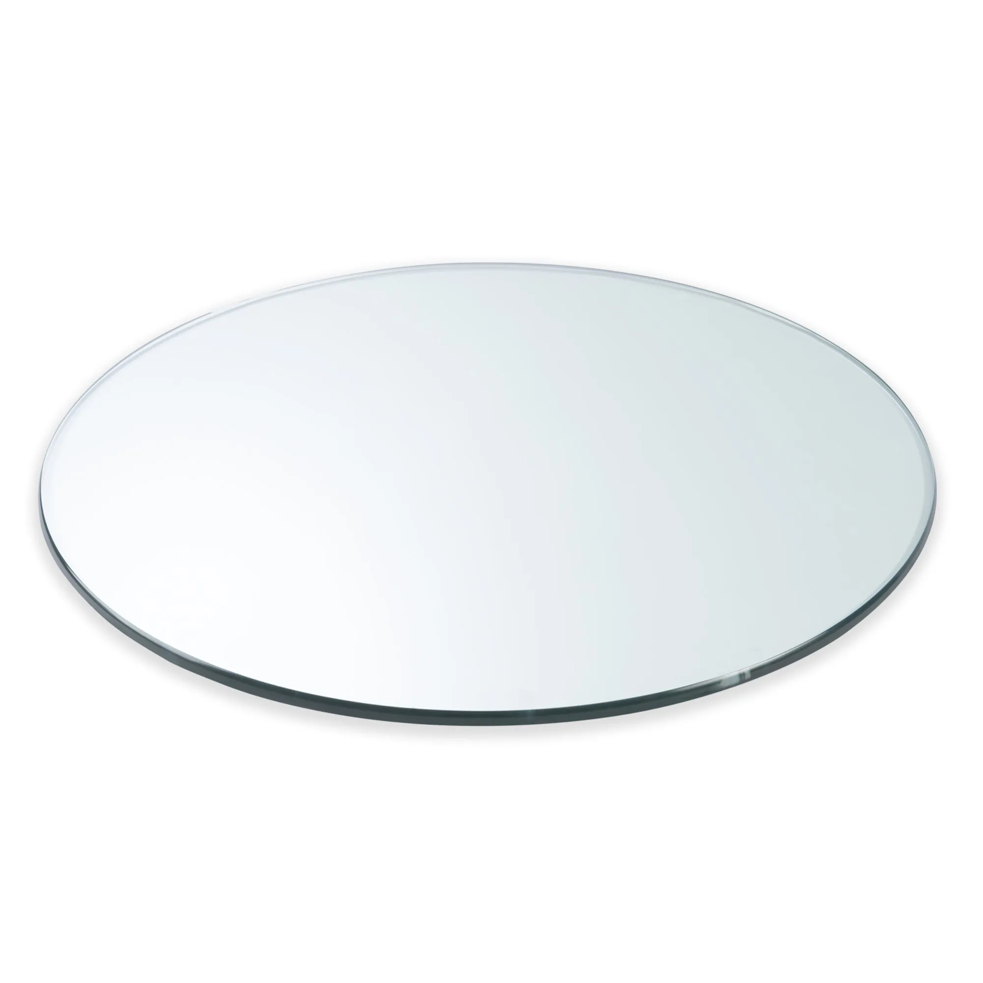 42" Round Clear Glass Table Tops