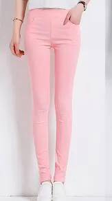 6 Colors Women Pants Plus size S-3XL Candy Colored Skinny Leggings Stretch Pencil Pants Famale Summer Trousers Pantalon Femme