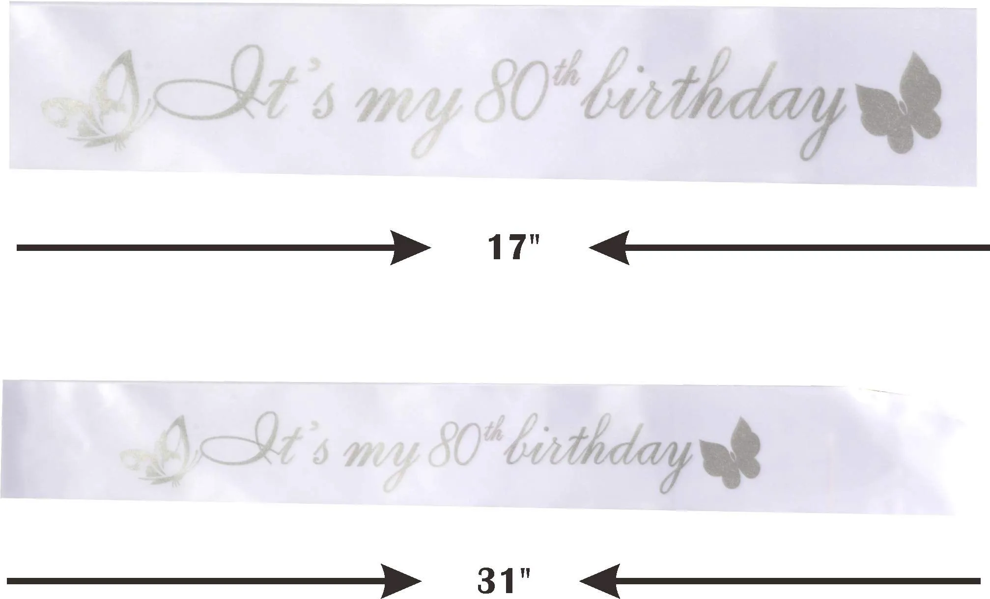 80th Birthday Gifts for Women, 80th Birthday Tiara and Sash, Its My 80th Birthday Sash