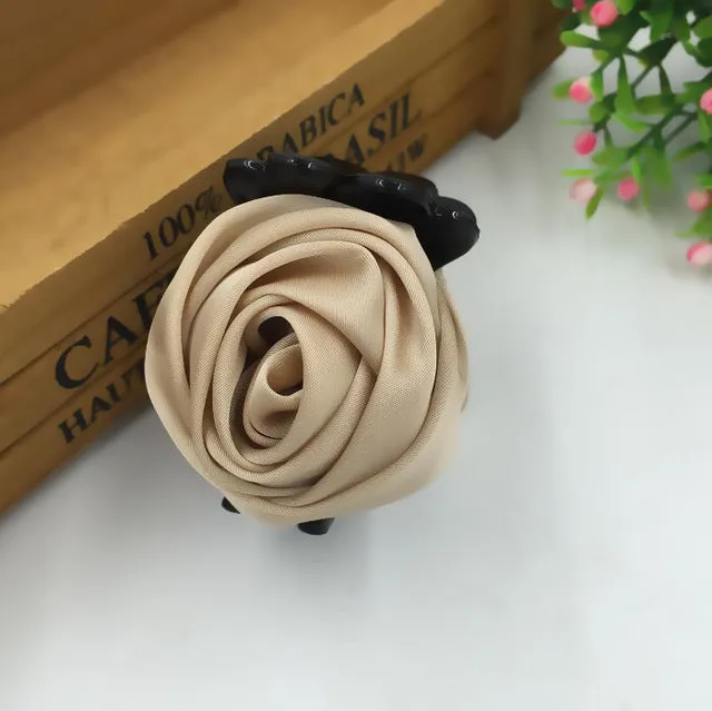 Aikelina Fashion Korean Brand Hair Clip Rose Hair Claws Clips Hair Accessories For Women Girls Hair Crab Clamp Hairpin Headwear