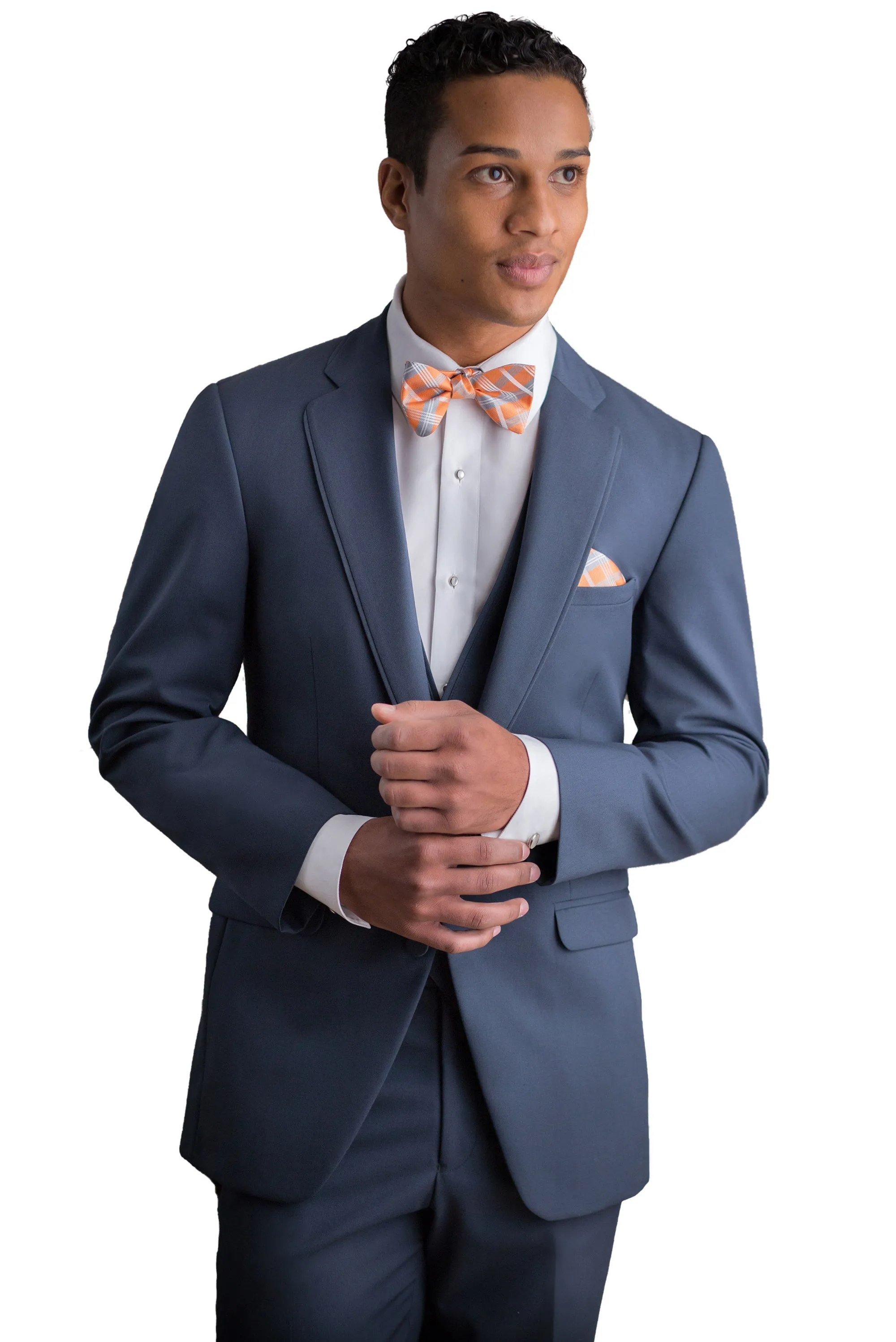 Allure Men Slate Blue 'Bartlett' Tuxedo