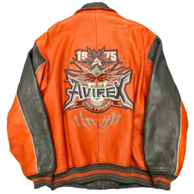 ARCHIVE Avirex Ice Tigers Leather Jacket ( L )