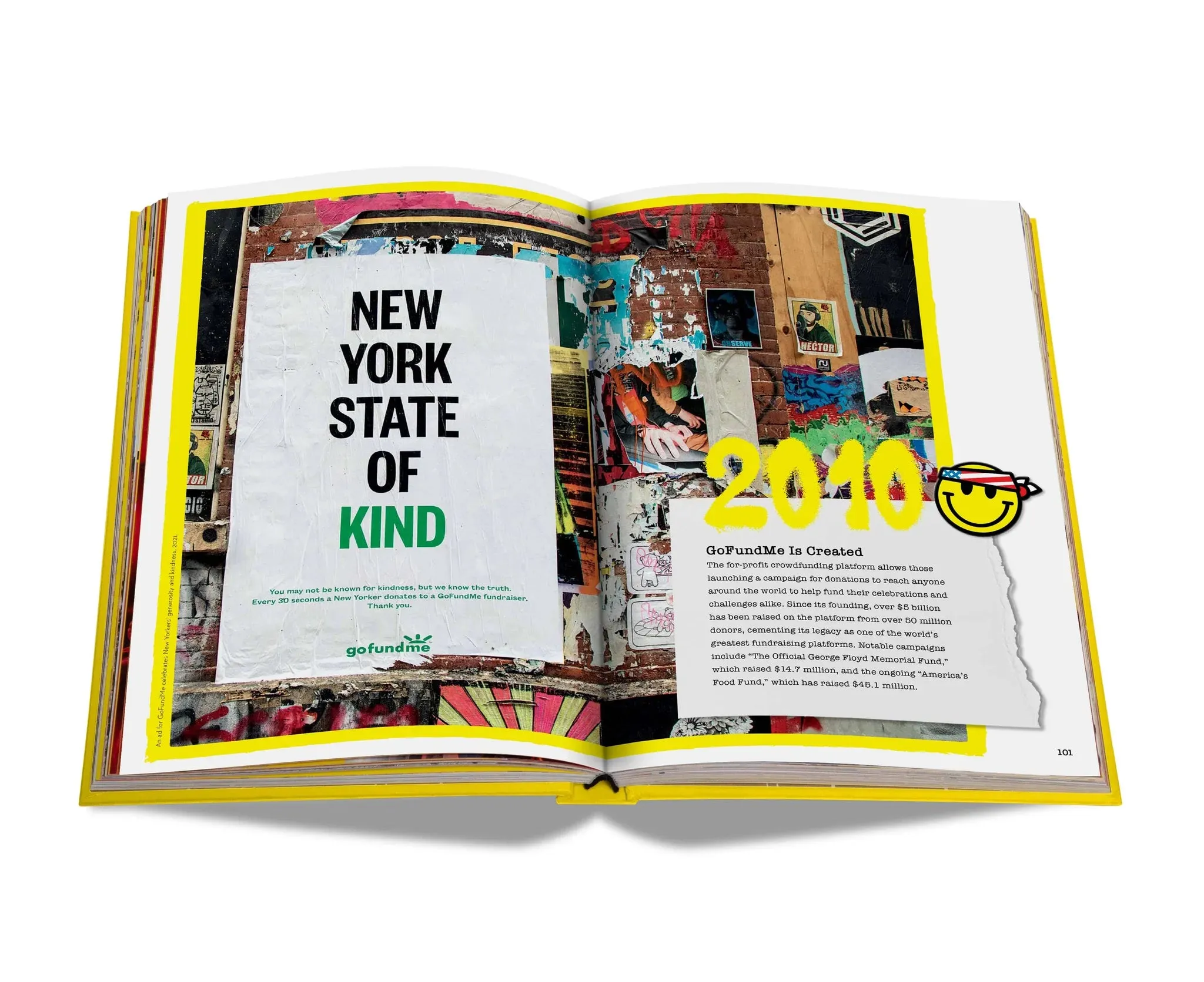 Assouline - Smiley: 50 Years of Good News Hardcover Book