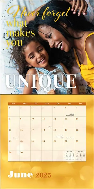 Black Girl Magic 2025 Wall Calendar