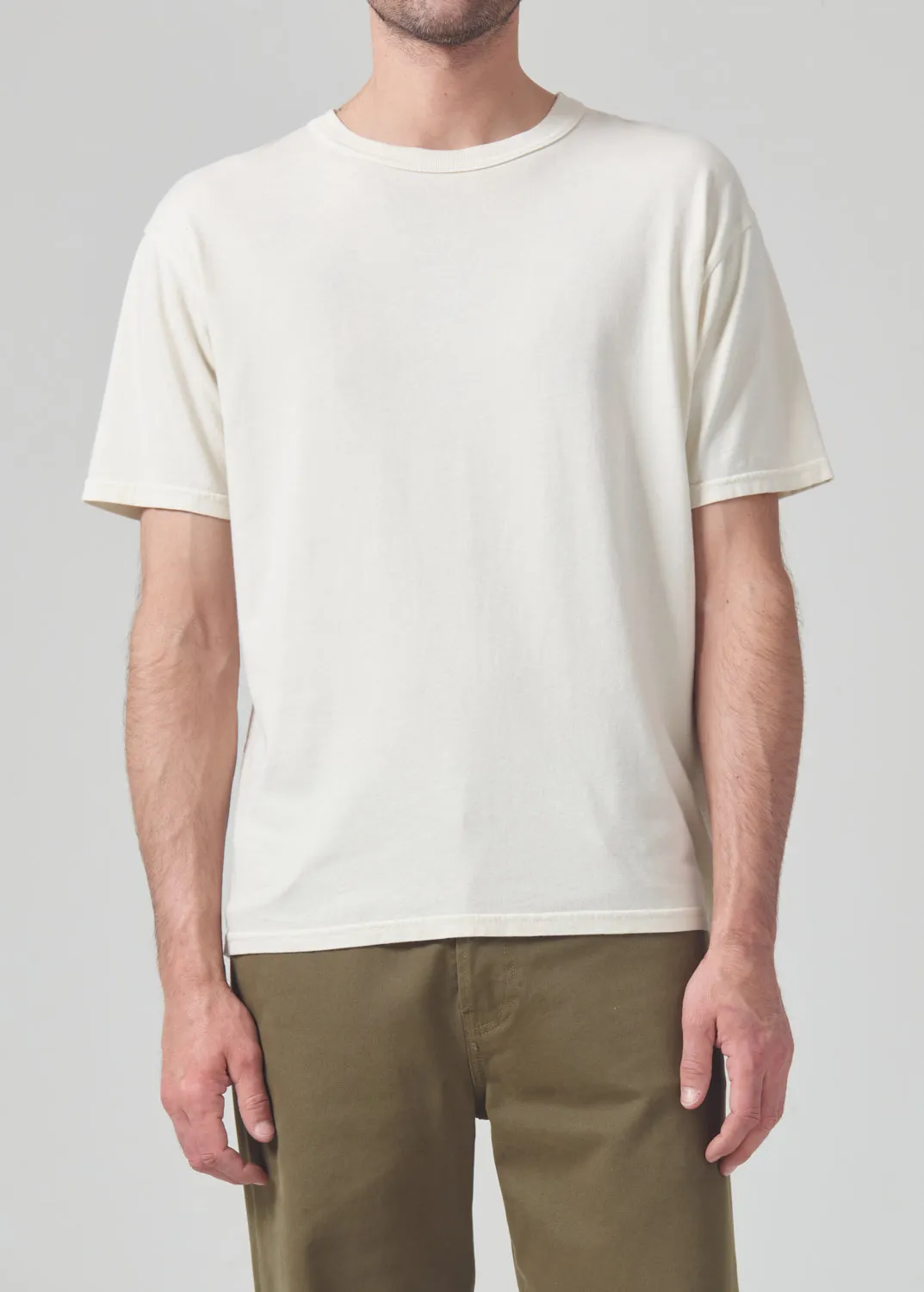 Box Tee in Naturaline