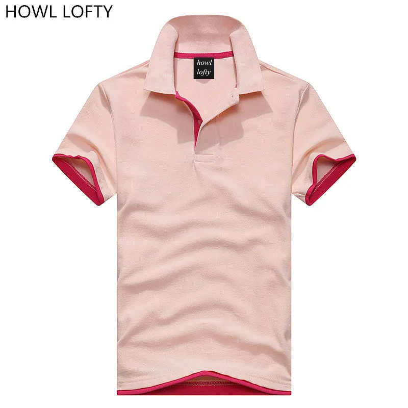 Brand HOWL LOFTY 2017  New Men's Polo Shirt For Men Polos Men Cotton Short Sleeve shirt s-ports jerseys  Plus  SX-3XL Clothes