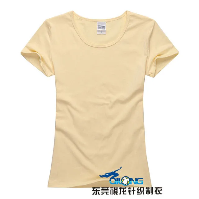 Brand New fashion women t-shirt brand tee tops Short Sleeve Cotton tops for women clothing solid O-neck t shirt ,Free shipping