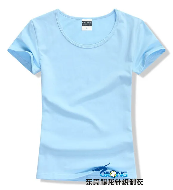 Brand New fashion women t-shirt brand tee tops Short Sleeve Cotton tops for women clothing solid O-neck t shirt ,Free shipping