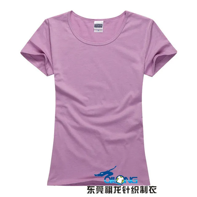 Brand New fashion women t-shirt brand tee tops Short Sleeve Cotton tops for women clothing solid O-neck t shirt ,Free shipping