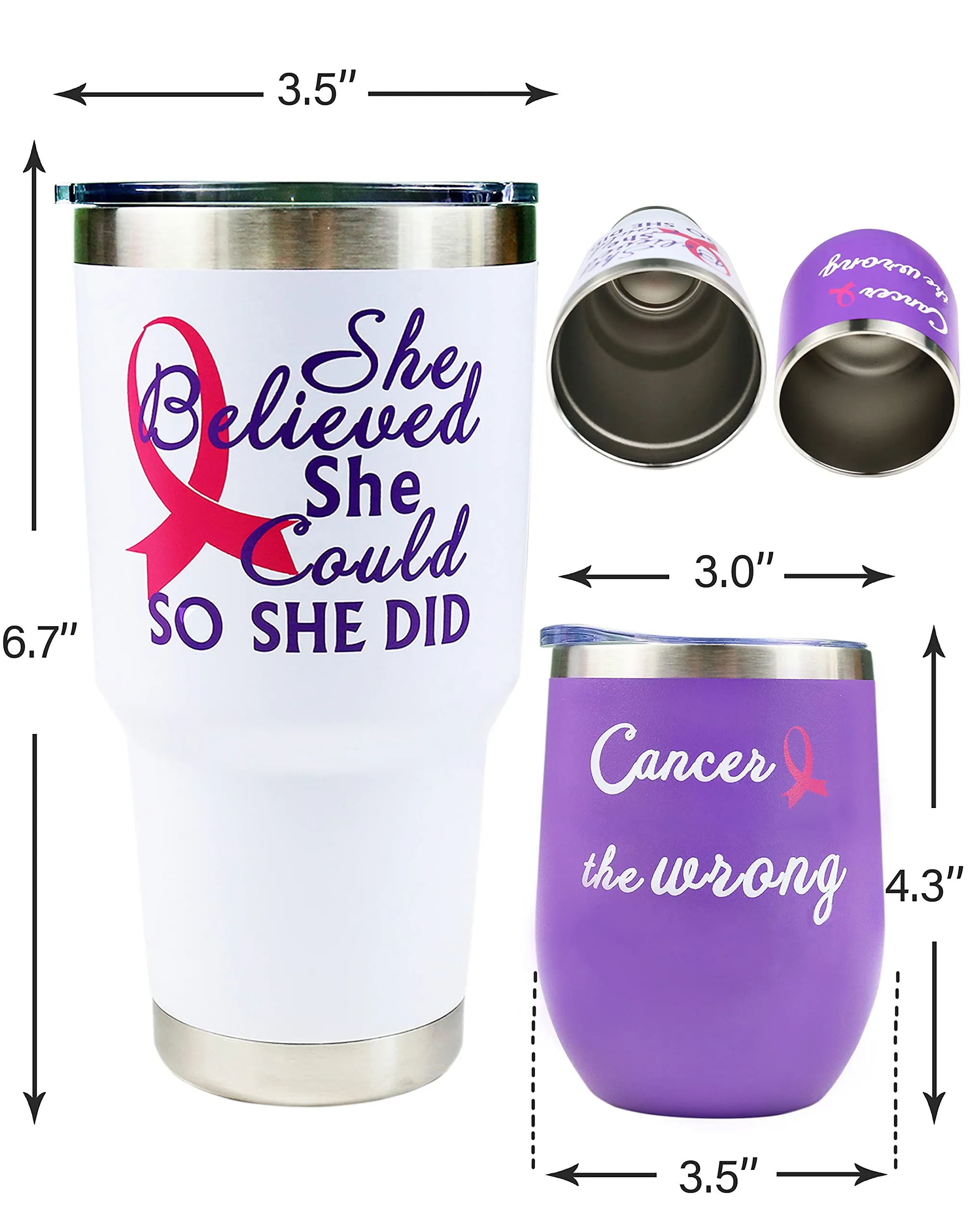 Breast Cancer Gifts for Women, Encouragement Gifts for Women, She Believed She Could So