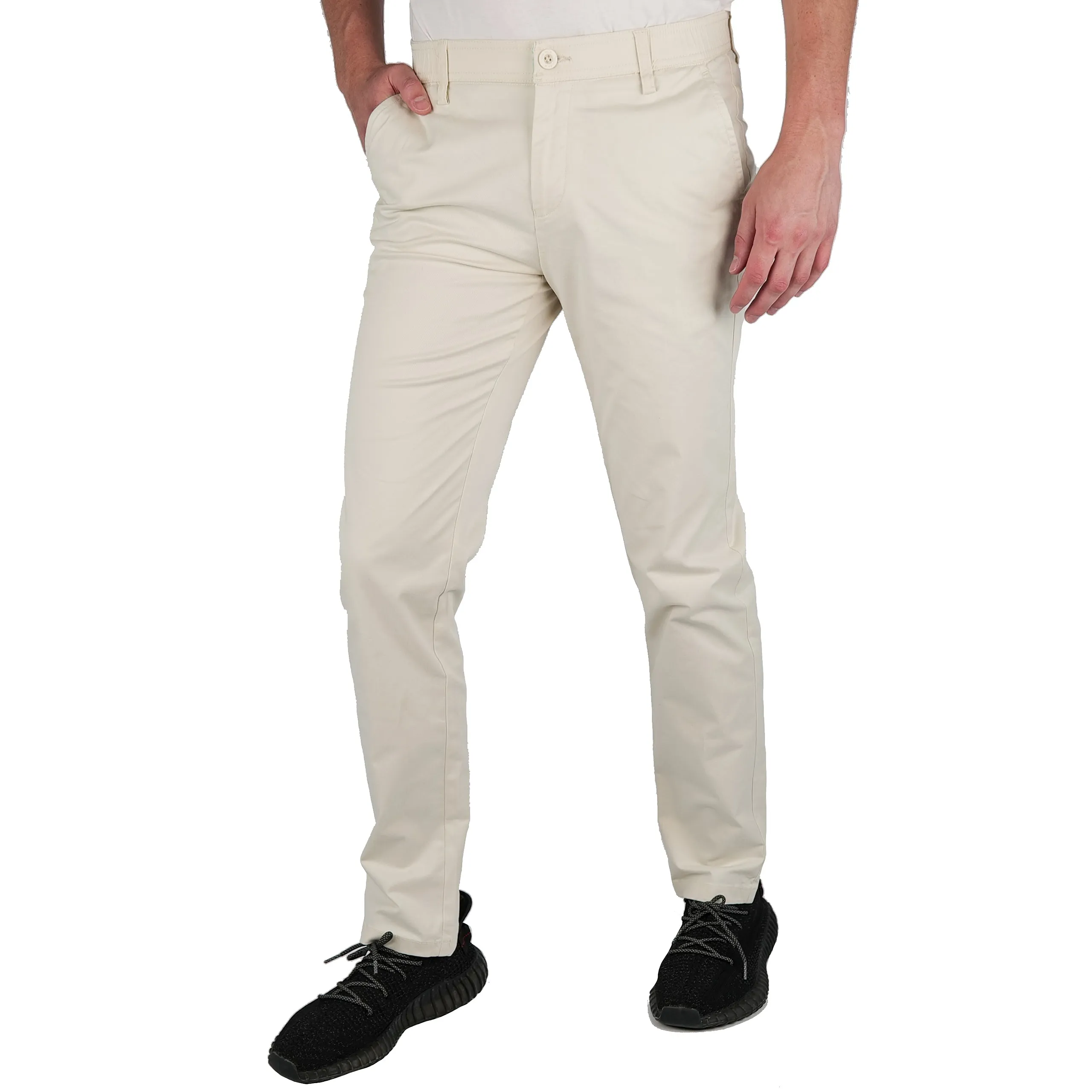 Brushed Stretch Cotton Pants - Final Sale