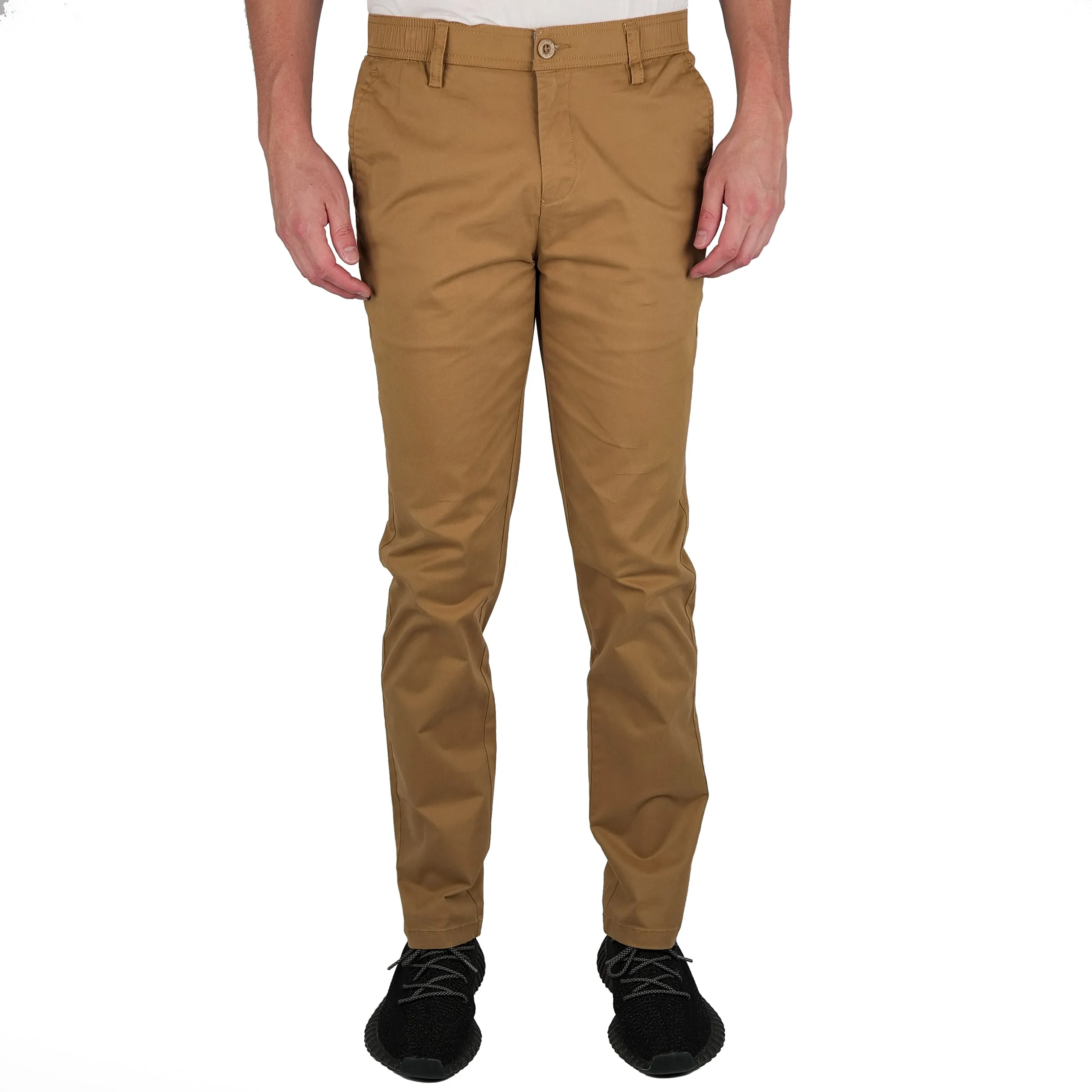 Brushed Stretch Cotton Pants - Final Sale