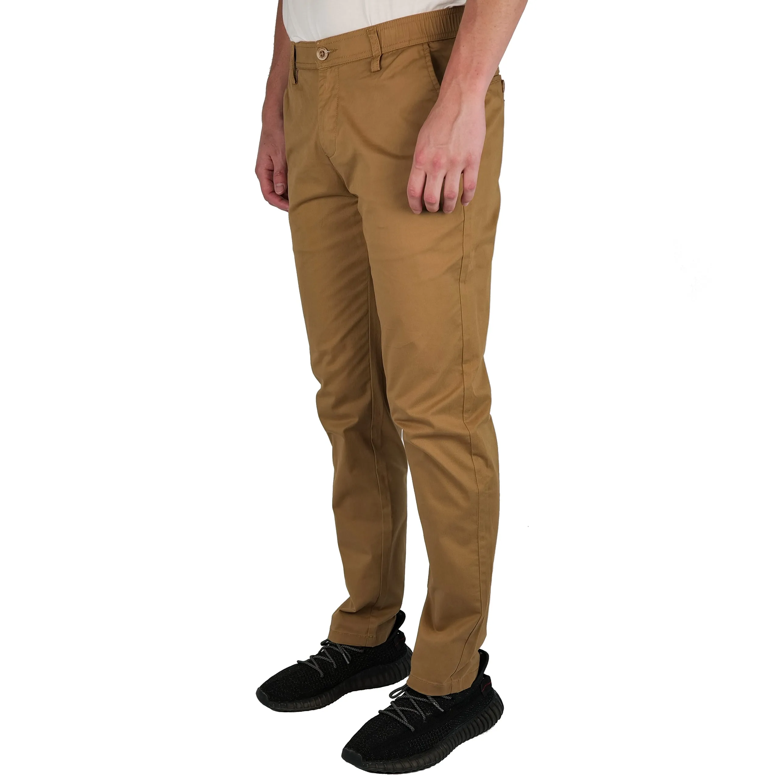 Brushed Stretch Cotton Pants - Final Sale