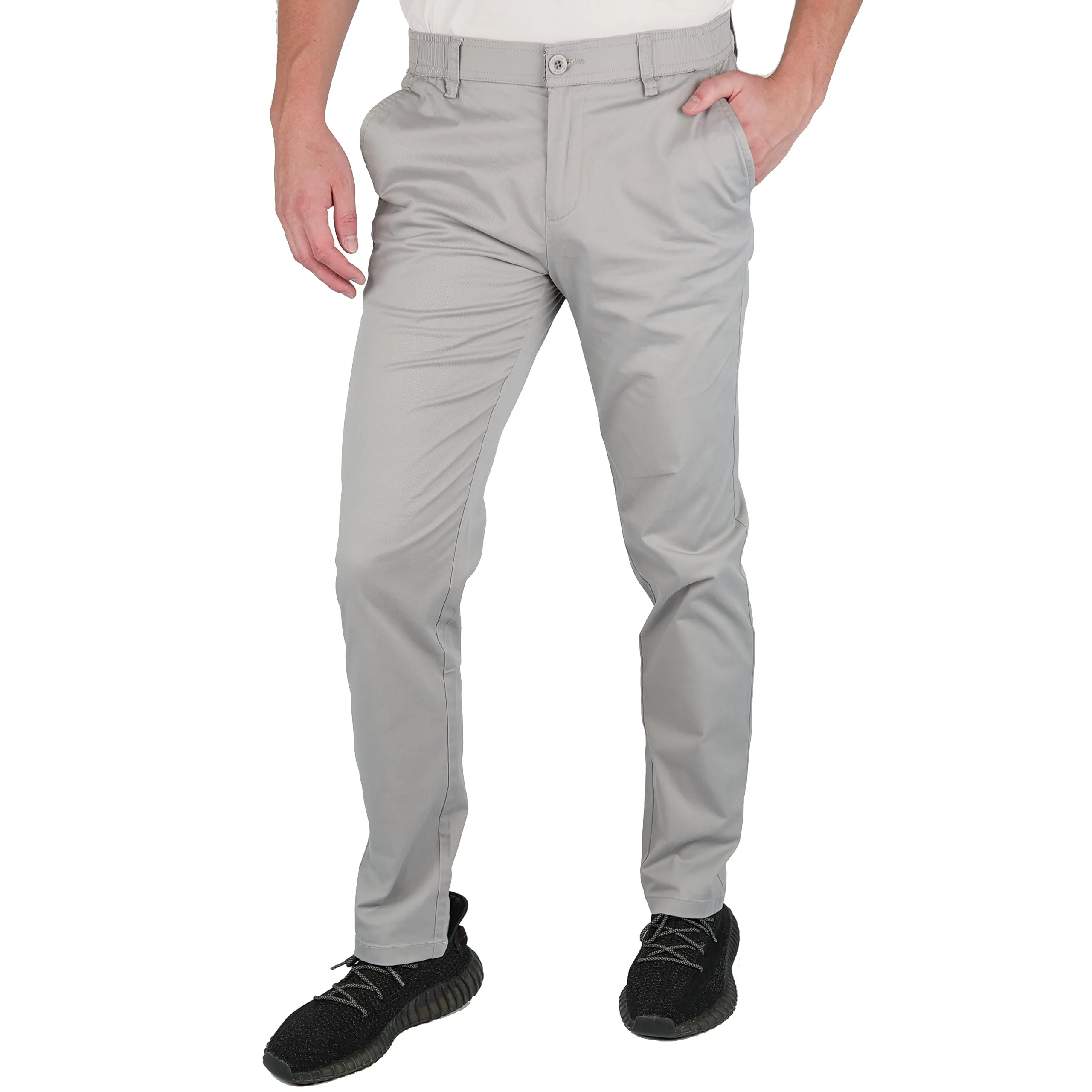 Brushed Stretch Cotton Pants - Final Sale