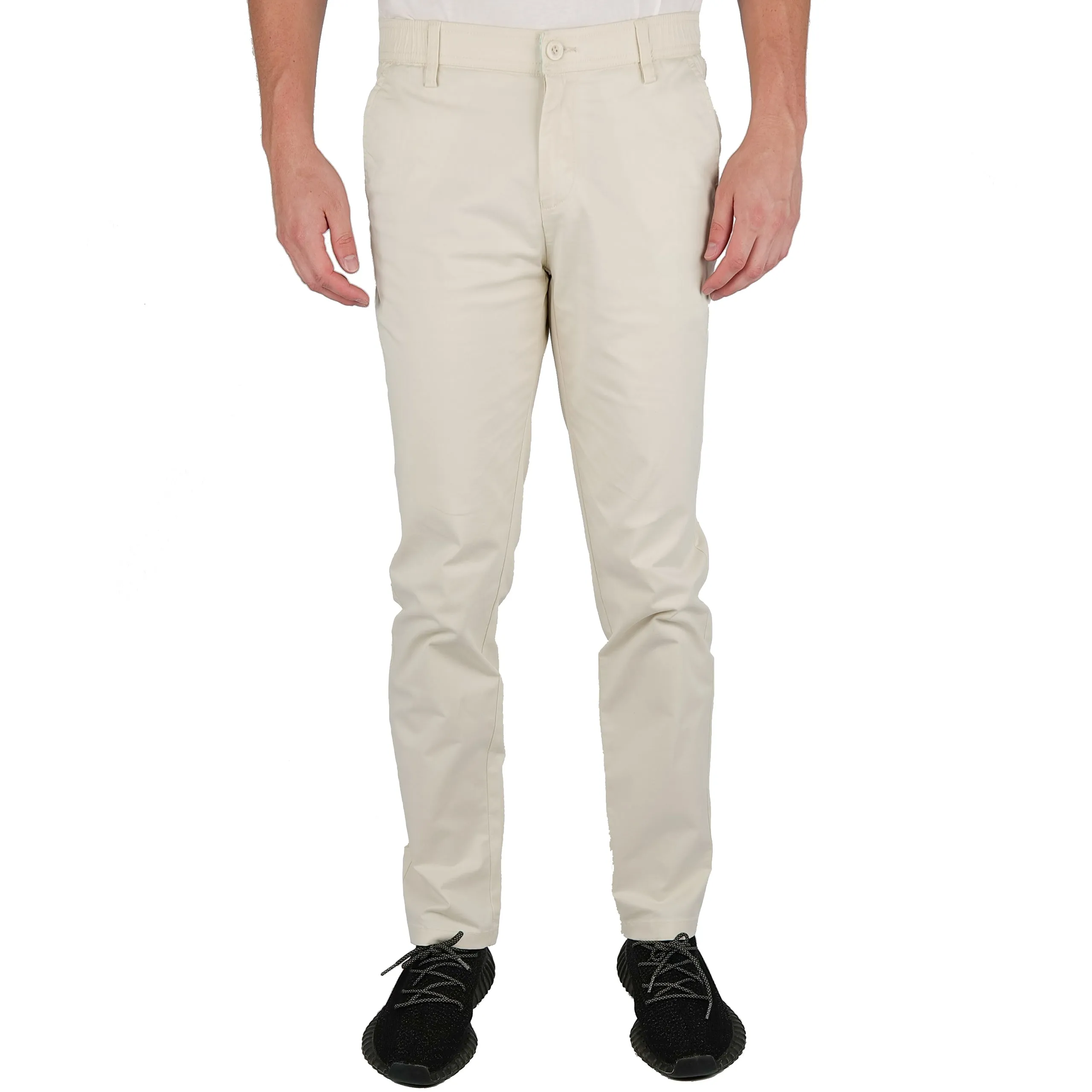 Brushed Stretch Cotton Pants - Final Sale