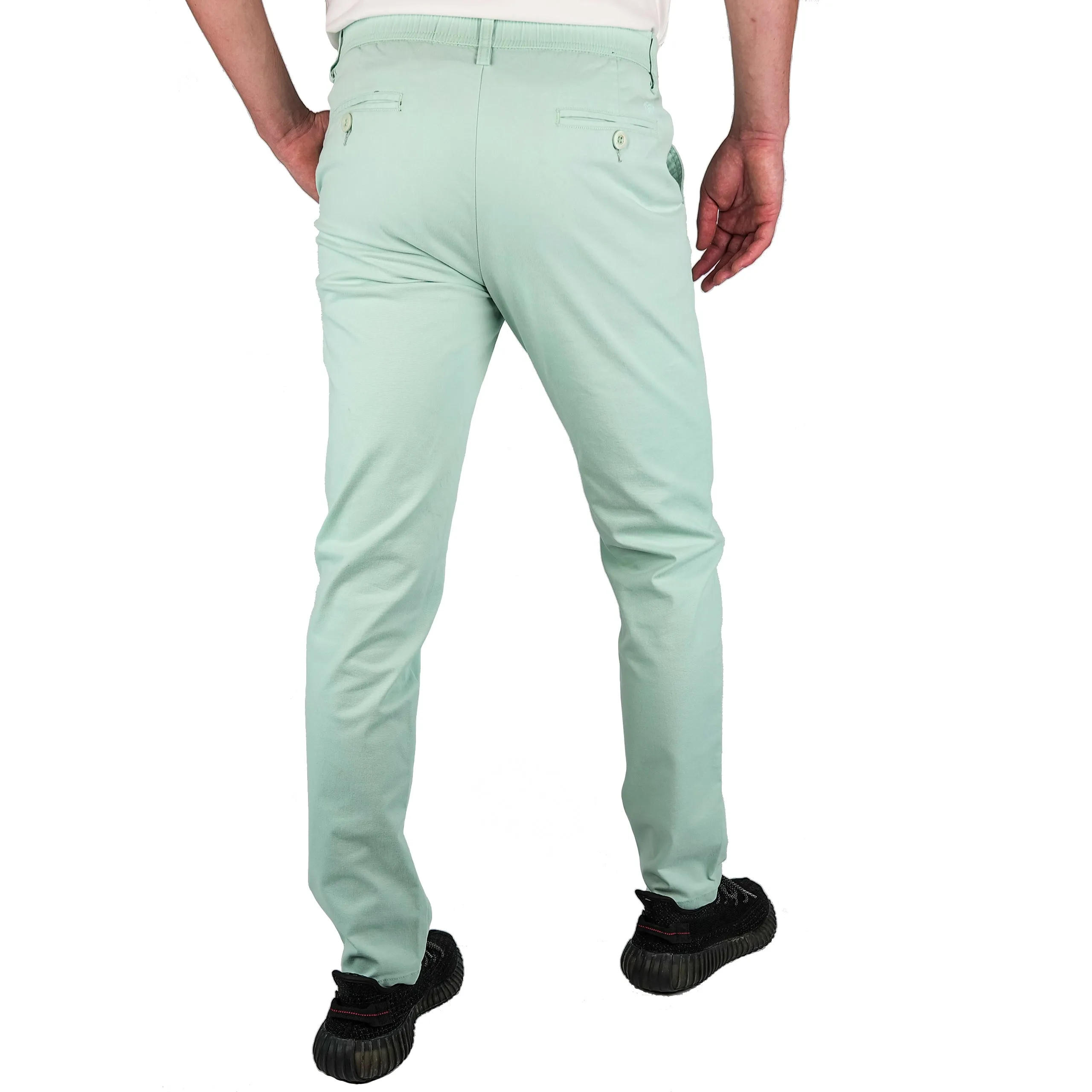 Brushed Stretch Cotton Pants - Final Sale