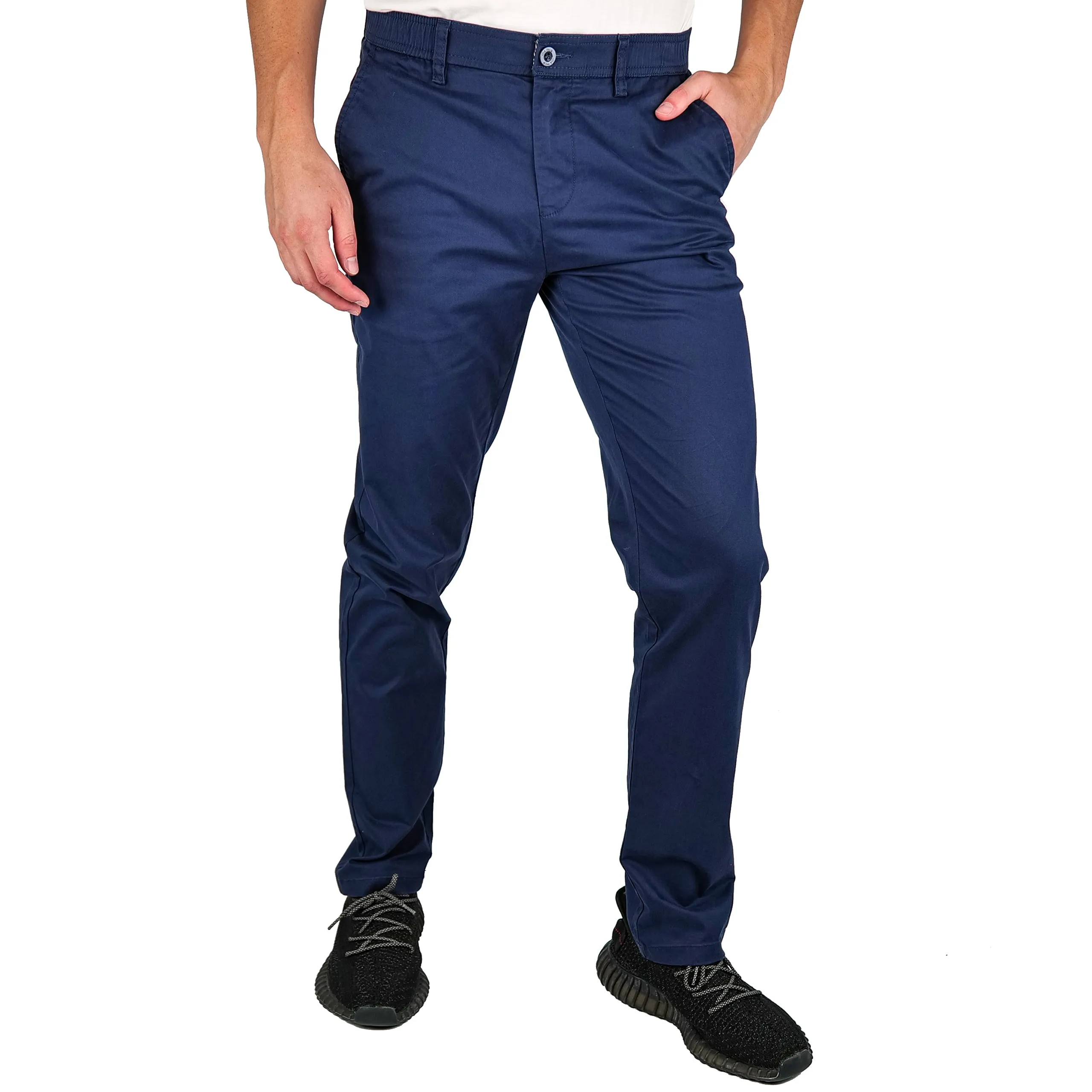 Brushed Stretch Cotton Pants - Final Sale