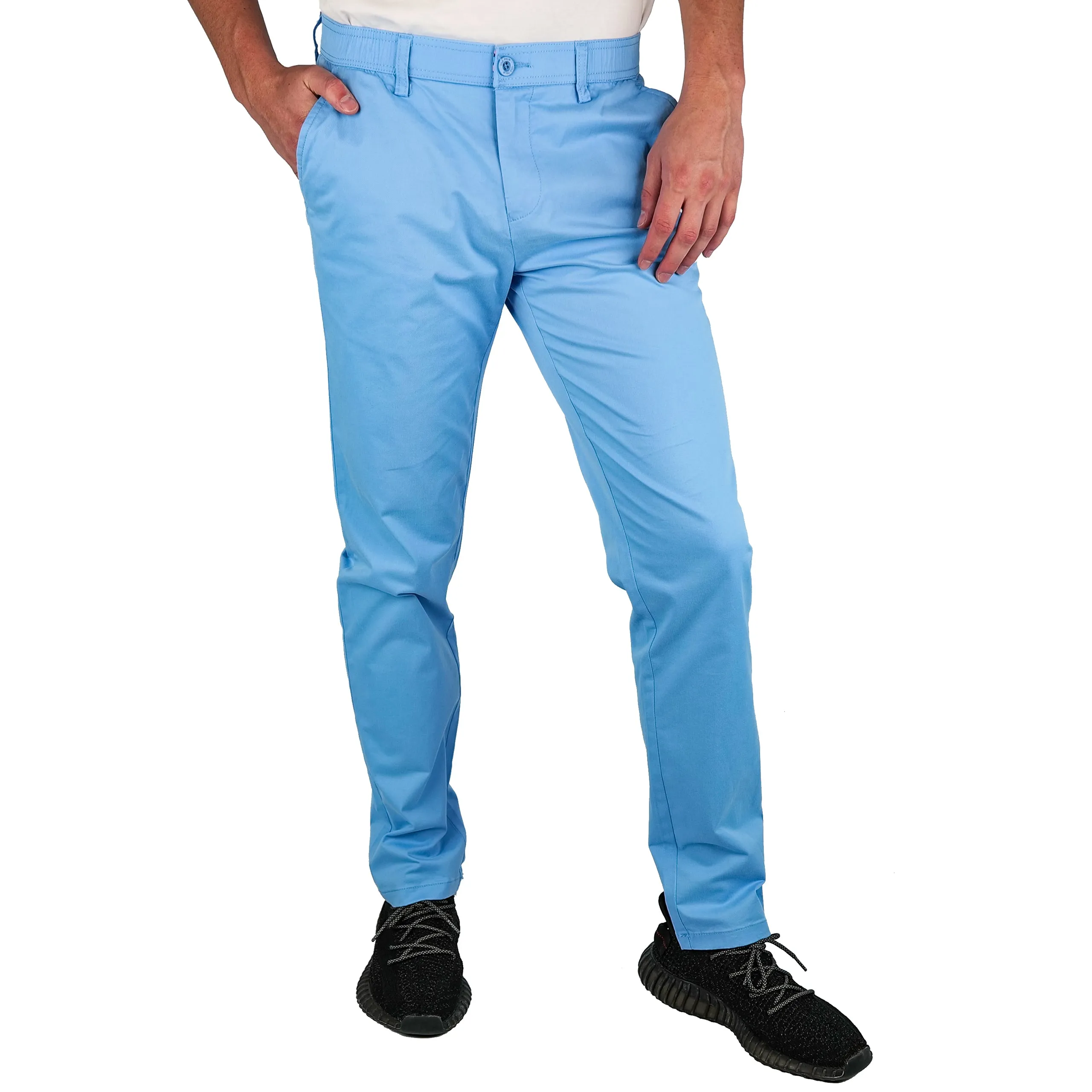 Brushed Stretch Cotton Pants - Final Sale