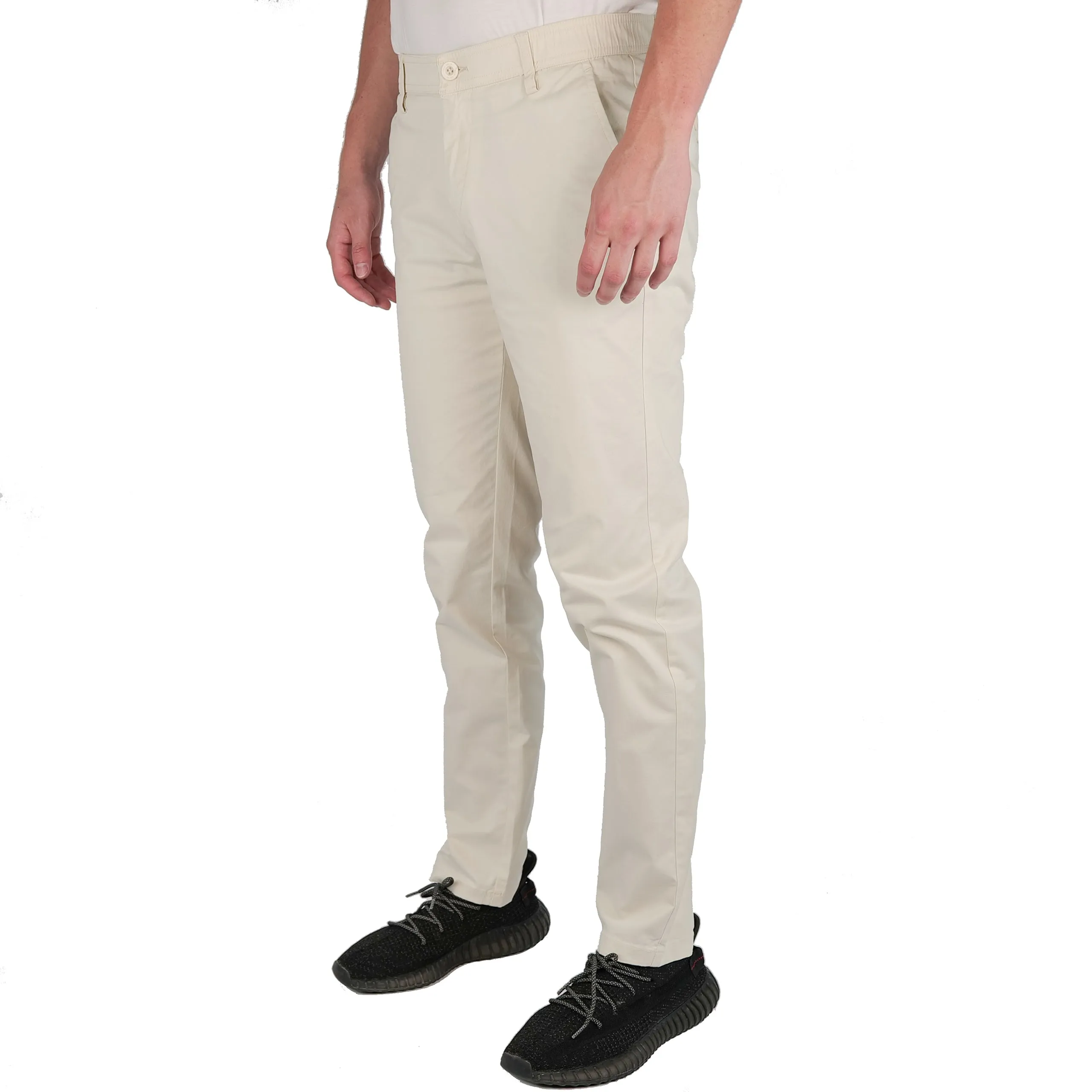 Brushed Stretch Cotton Pants - Final Sale