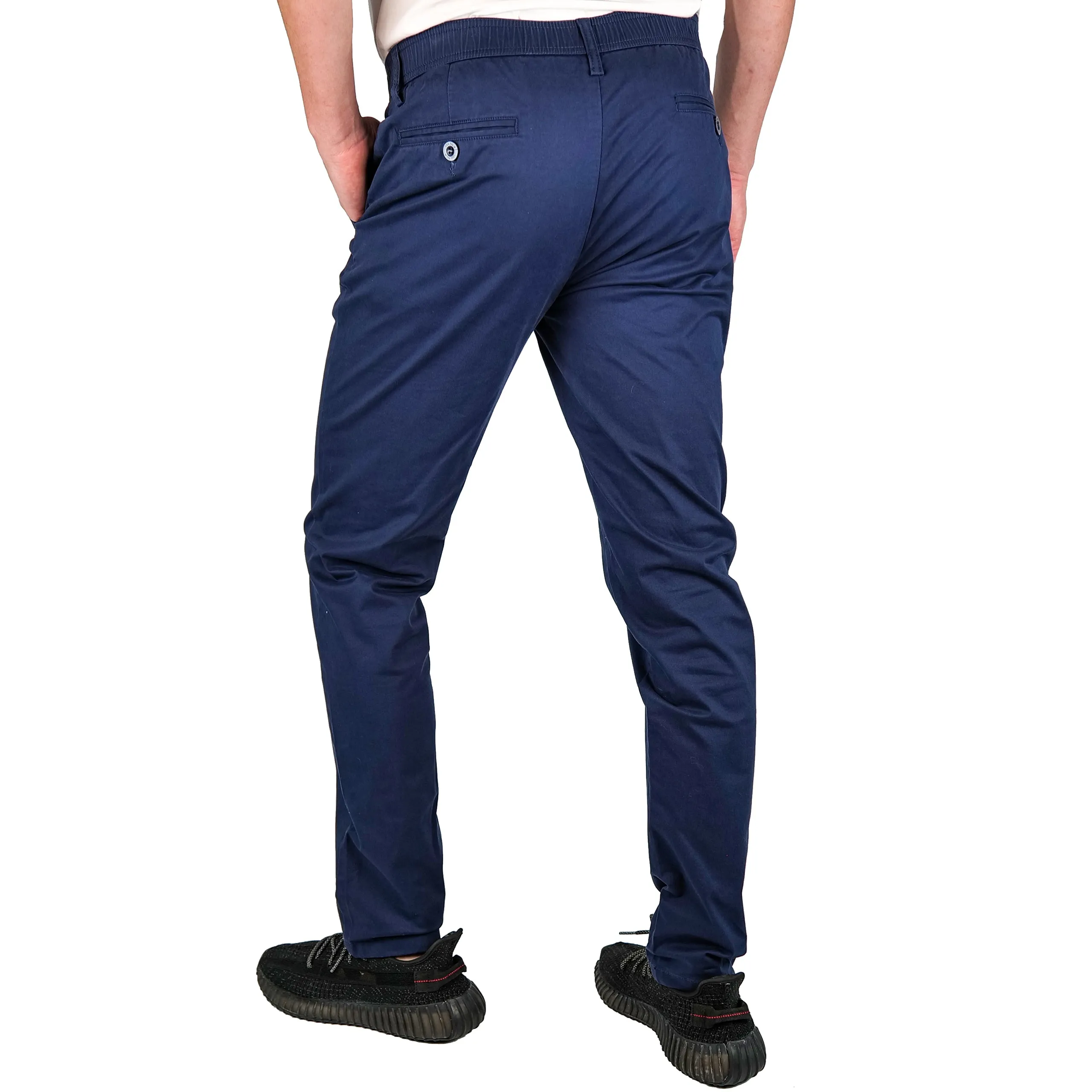 Brushed Stretch Cotton Pants - Final Sale