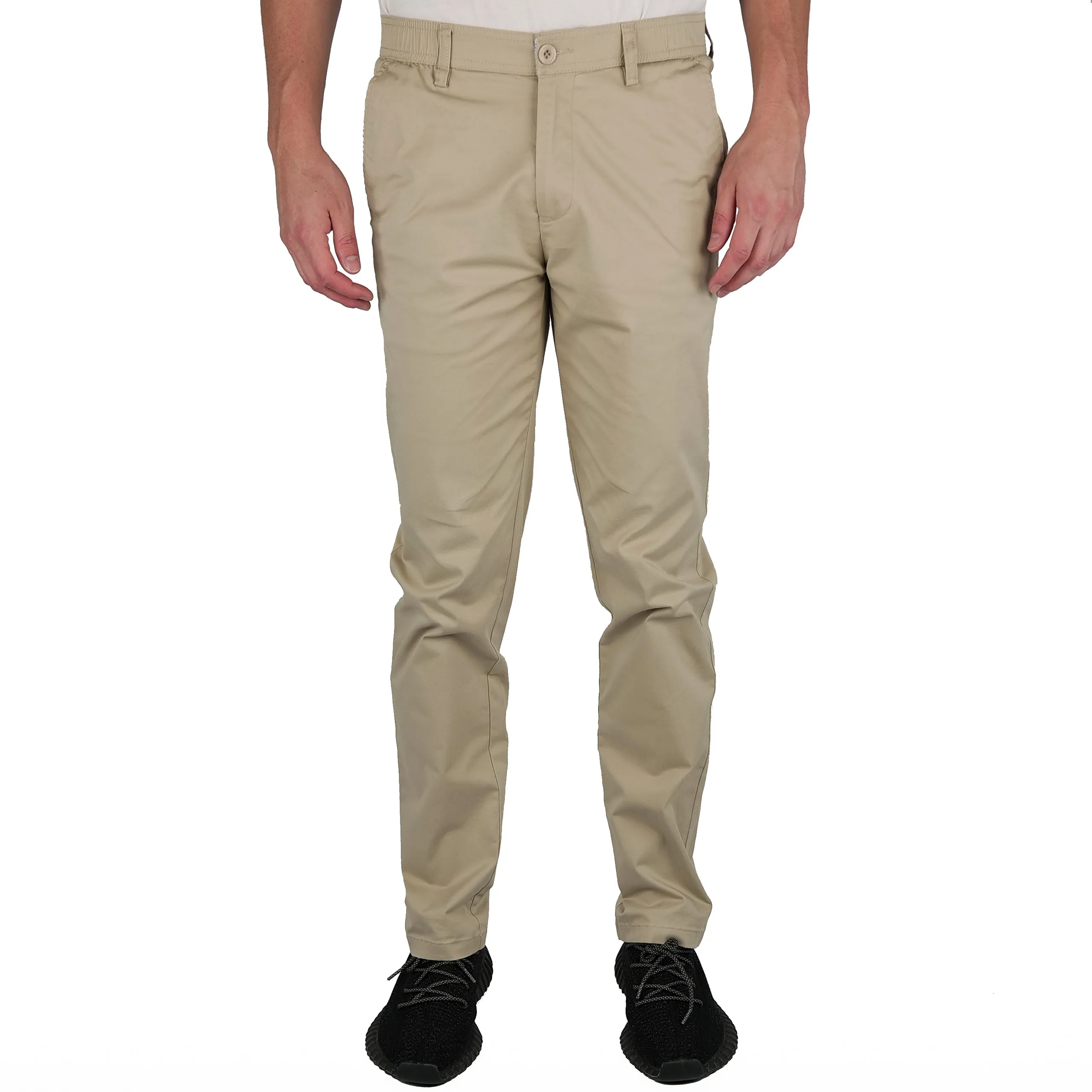 Brushed Stretch Cotton Pants - Final Sale