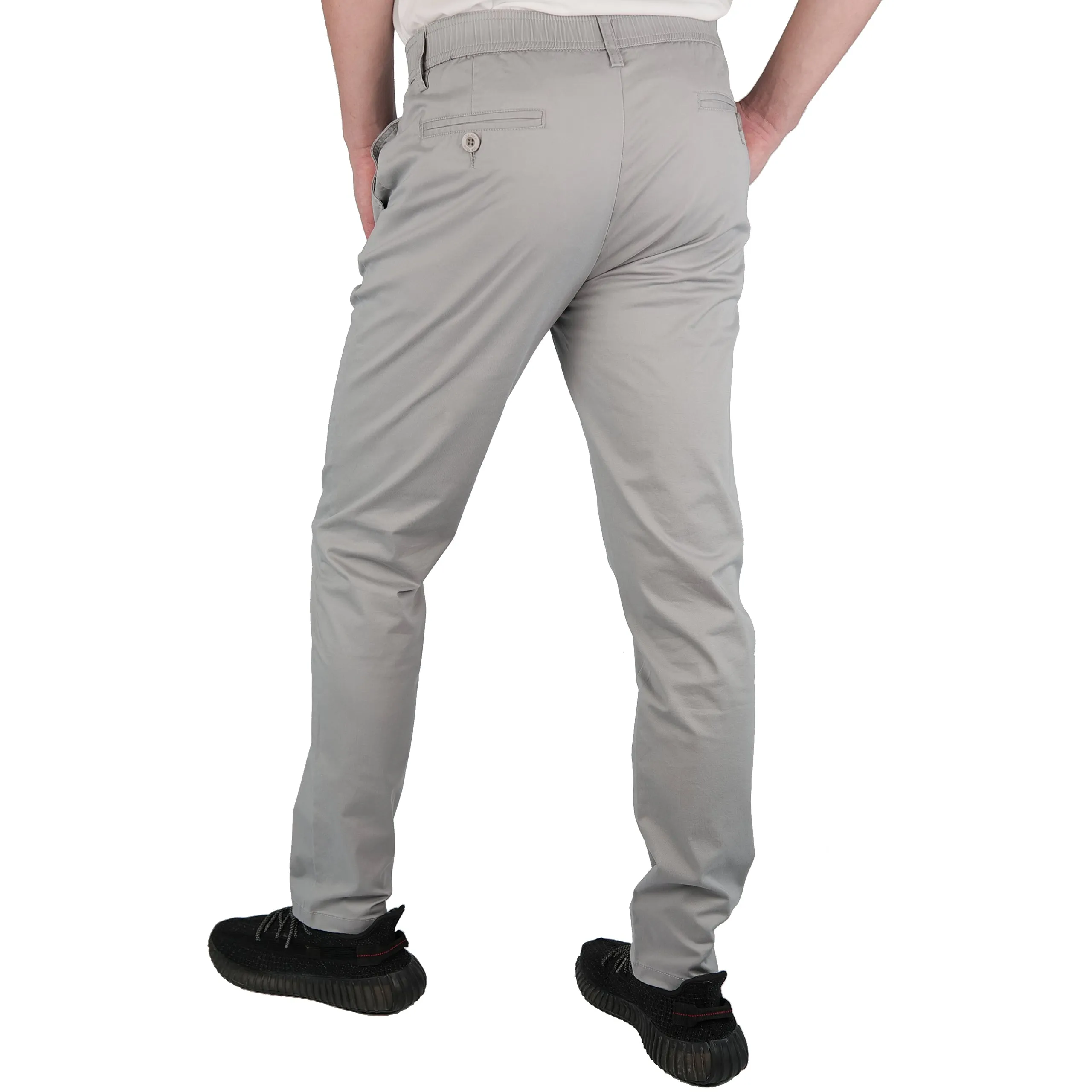 Brushed Stretch Cotton Pants - Final Sale