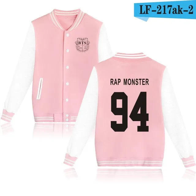 BTS Bangtan Boys Harajuku Sweatshirts Women Winter Casual Hoodies BTS Kpop Hoodie Women's Pink Sweatshirt Plus Size XXXXL