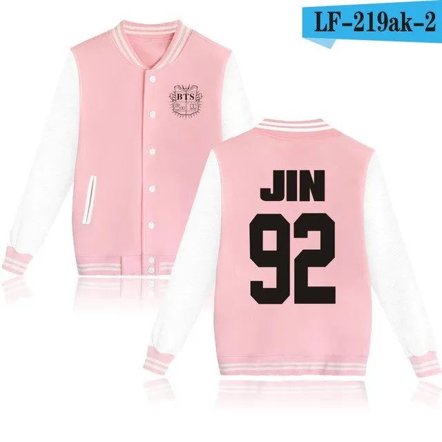 BTS Bangtan Boys Harajuku Sweatshirts Women Winter Casual Hoodies BTS Kpop Hoodie Women's Pink Sweatshirt Plus Size XXXXL