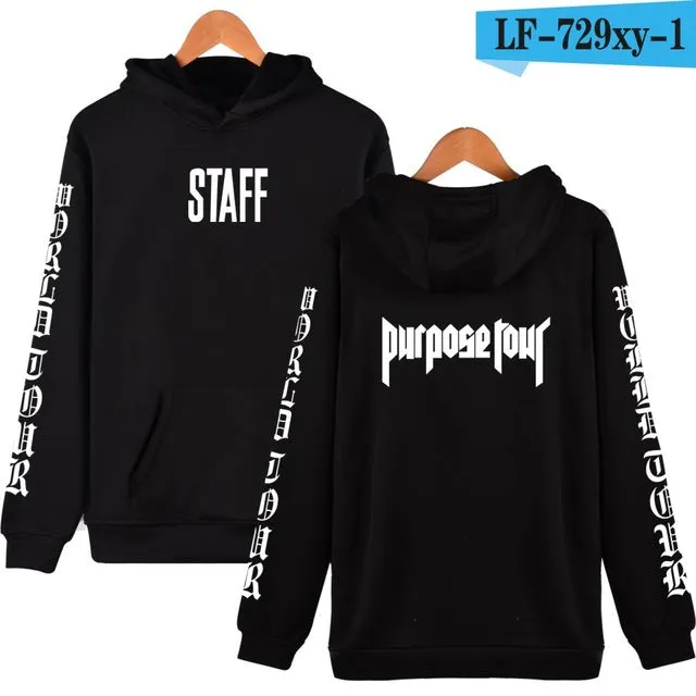 BTS Justin Bieber Purpose Tour New Brand Sweatshirt Men Hoodies Fashion in Fear of God Mens Hoodies and Sweatshirts Clothes 4xl