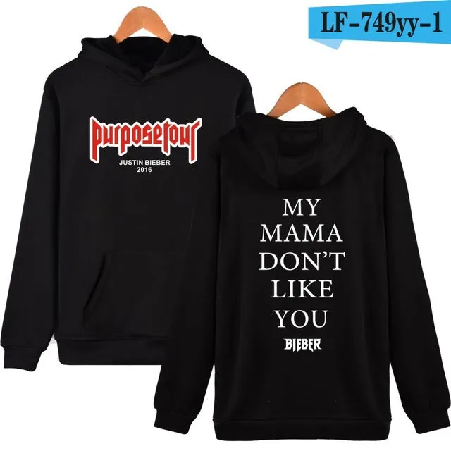 BTS Justin Bieber Purpose Tour New Brand Sweatshirt Men Hoodies Fashion in Fear of God Mens Hoodies and Sweatshirts Clothes 4xl