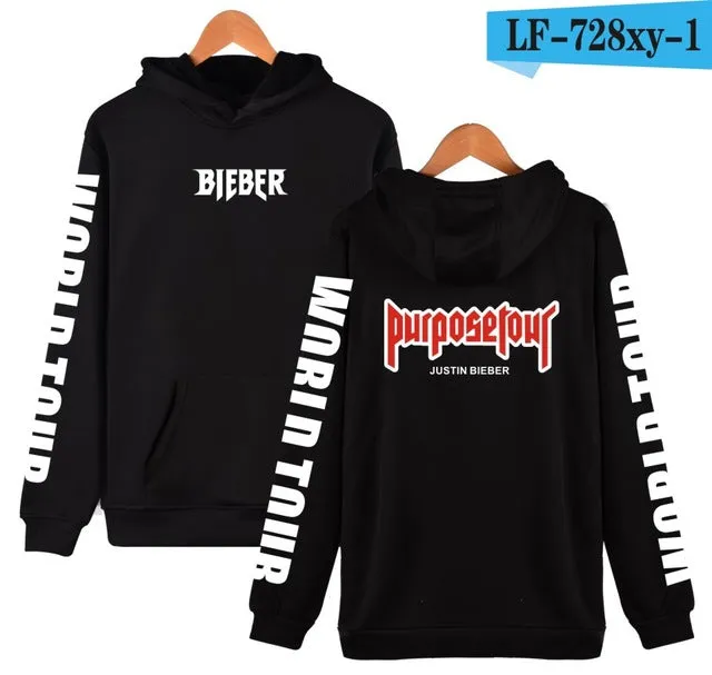 BTS Justin Bieber Purpose Tour New Brand Sweatshirt Men Hoodies Fashion in Fear of God Mens Hoodies and Sweatshirts Clothes 4xl