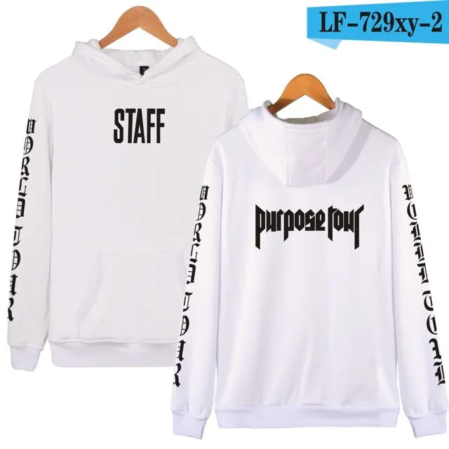 BTS Justin Bieber Purpose Tour New Brand Sweatshirt Men Hoodies Fashion in Fear of God Mens Hoodies and Sweatshirts Clothes 4xl