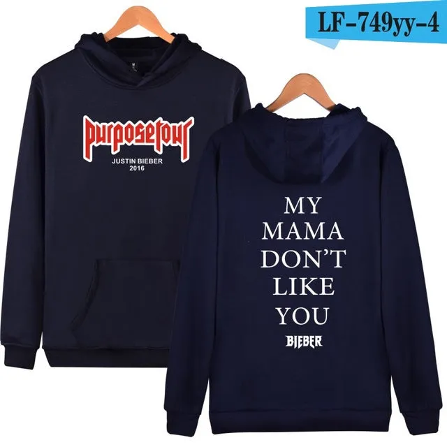 BTS Justin Bieber Purpose Tour New Brand Sweatshirt Men Hoodies Fashion in Fear of God Mens Hoodies and Sweatshirts Clothes 4xl