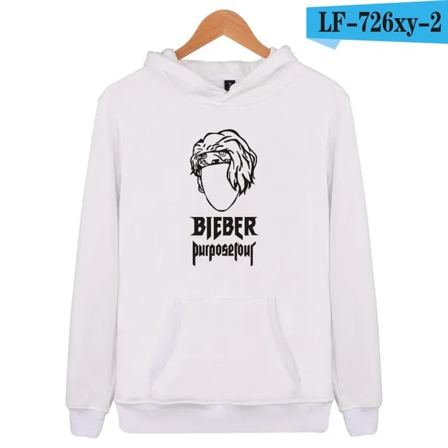 BTS Justin Bieber Purpose Tour New Brand Sweatshirt Men Hoodies Fashion in Fear of God Mens Hoodies and Sweatshirts Clothes 4xl