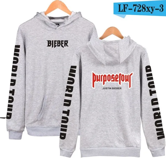 BTS Justin Bieber Purpose Tour New Brand Sweatshirt Men Hoodies Fashion in Fear of God Mens Hoodies and Sweatshirts Clothes 4xl