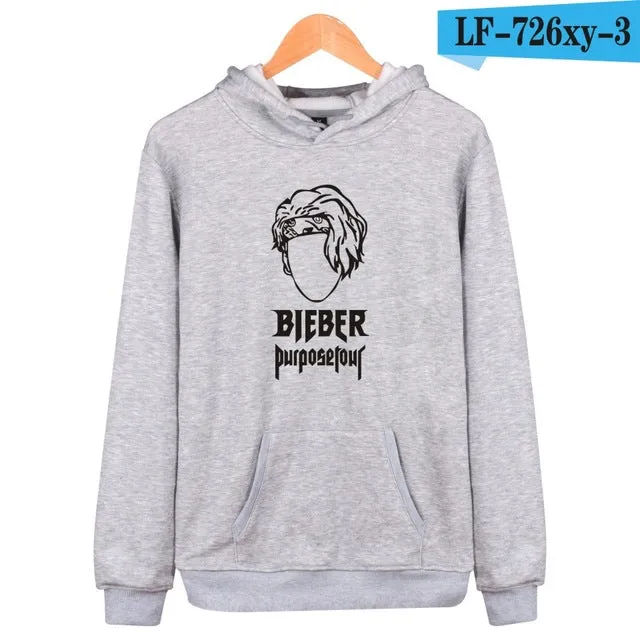 BTS Justin Bieber Purpose Tour New Brand Sweatshirt Men Hoodies Fashion in Fear of God Mens Hoodies and Sweatshirts Clothes 4xl