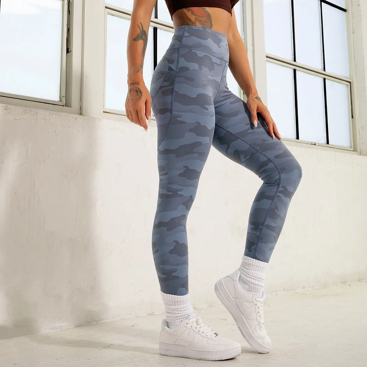 Butt Lifting Camouflage Women leggings