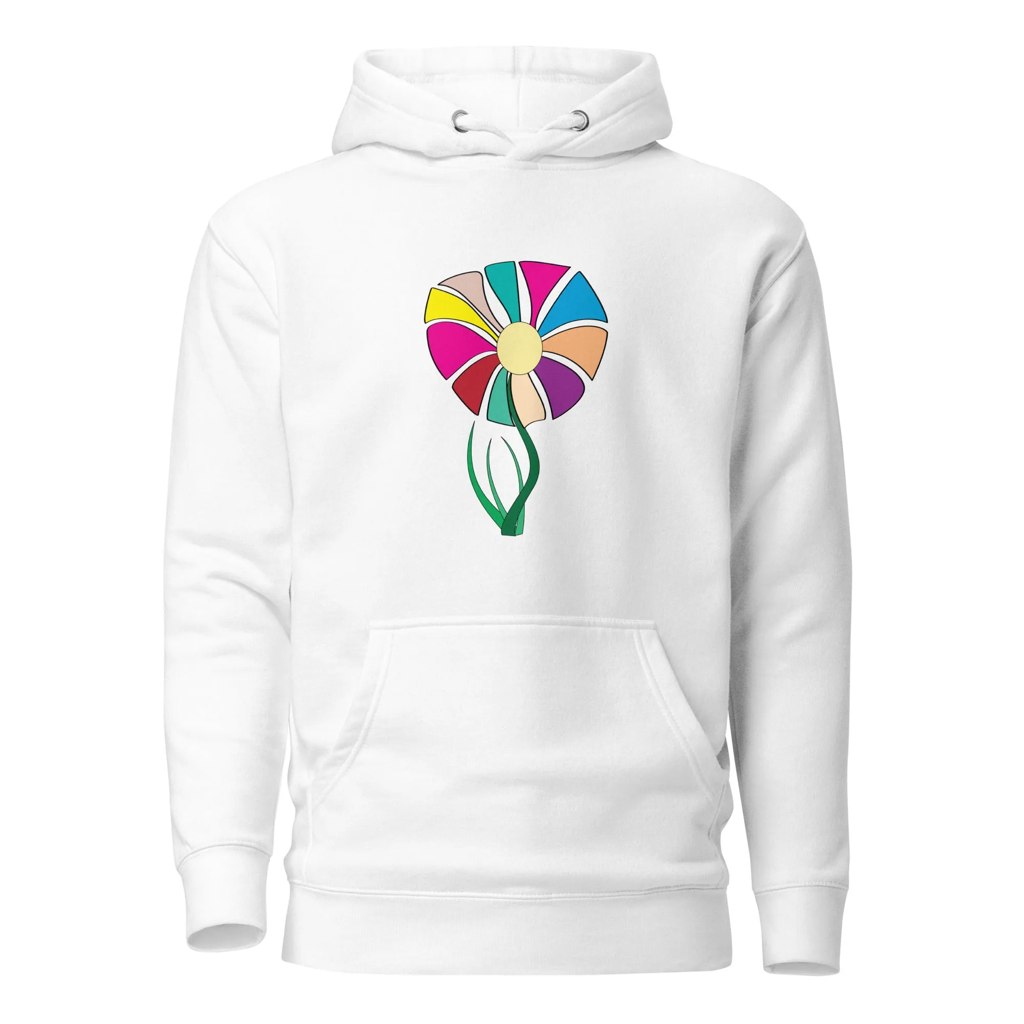 Chic Floral Print Graphic Hoodie – Perfect for Everyday Style - Stylish Flower Print Hoodie - Trendy Elegant Graphic Hoodie