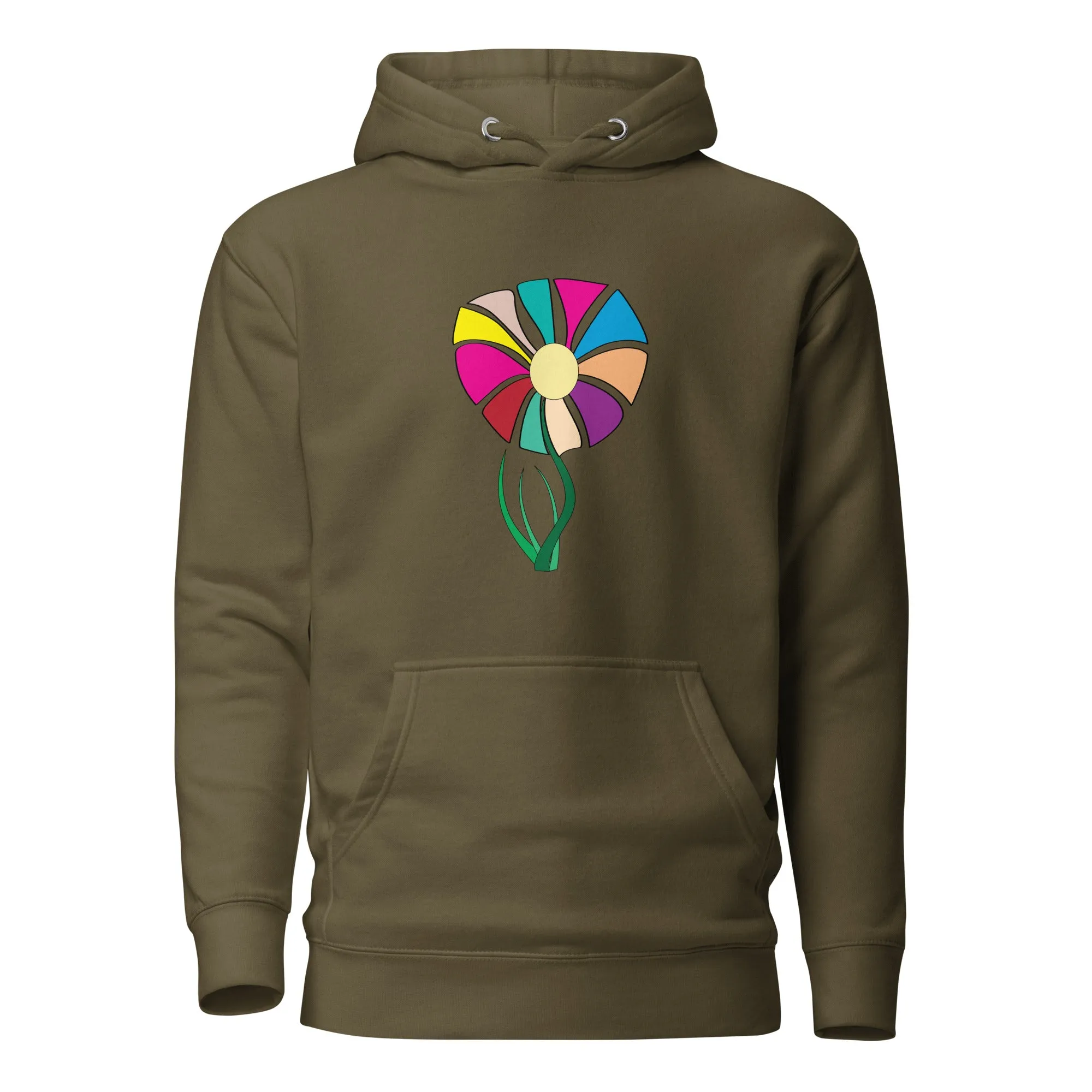 Chic Floral Print Graphic Hoodie – Perfect for Everyday Style - Stylish Flower Print Hoodie - Trendy Elegant Graphic Hoodie