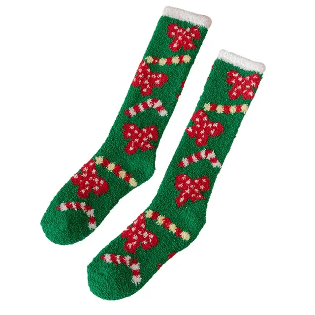 🎅Christmas Sale🎄 New Coral Velvet Calf Socks Christmas Stockings