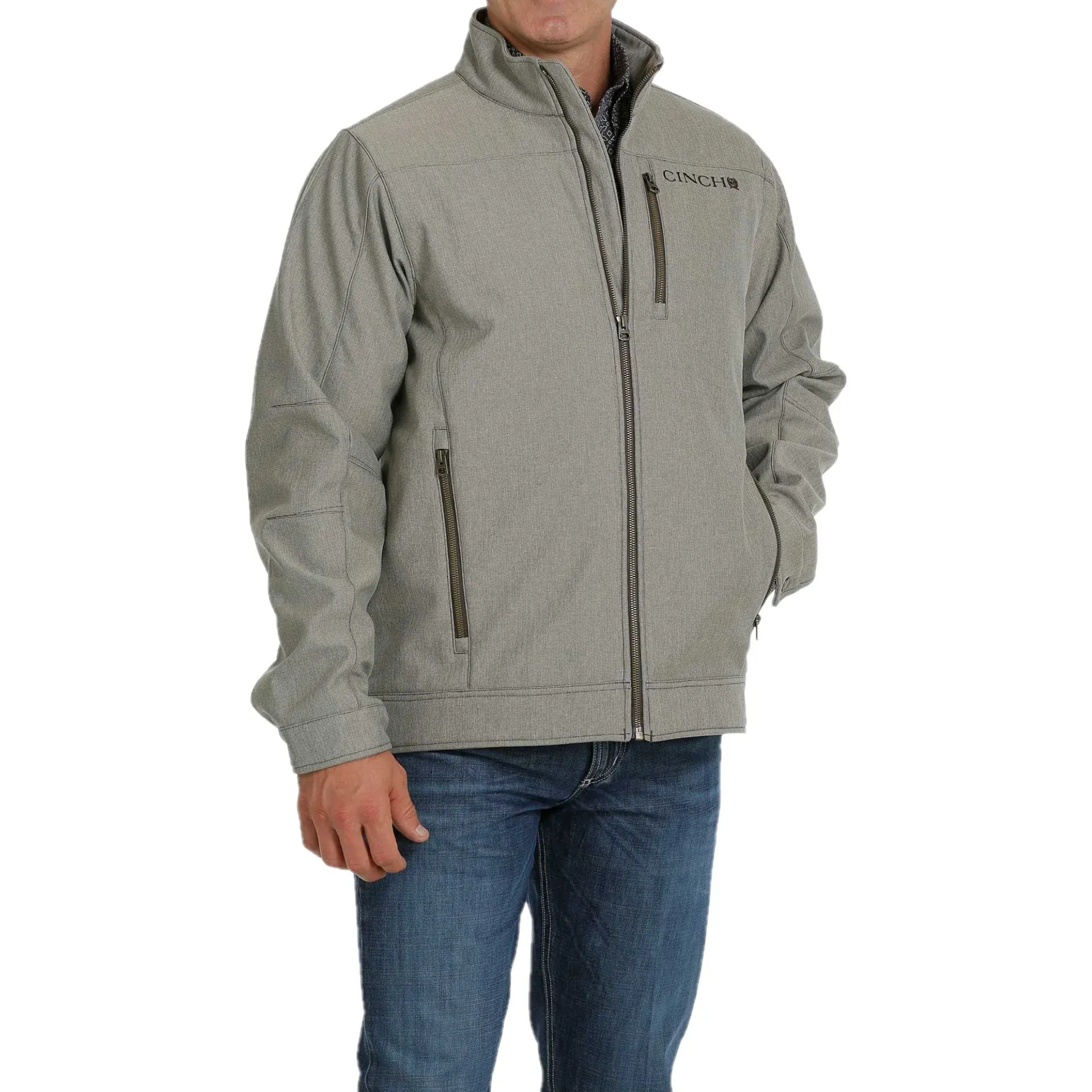 Cinch Men's Grey Concealed Carry Jacket