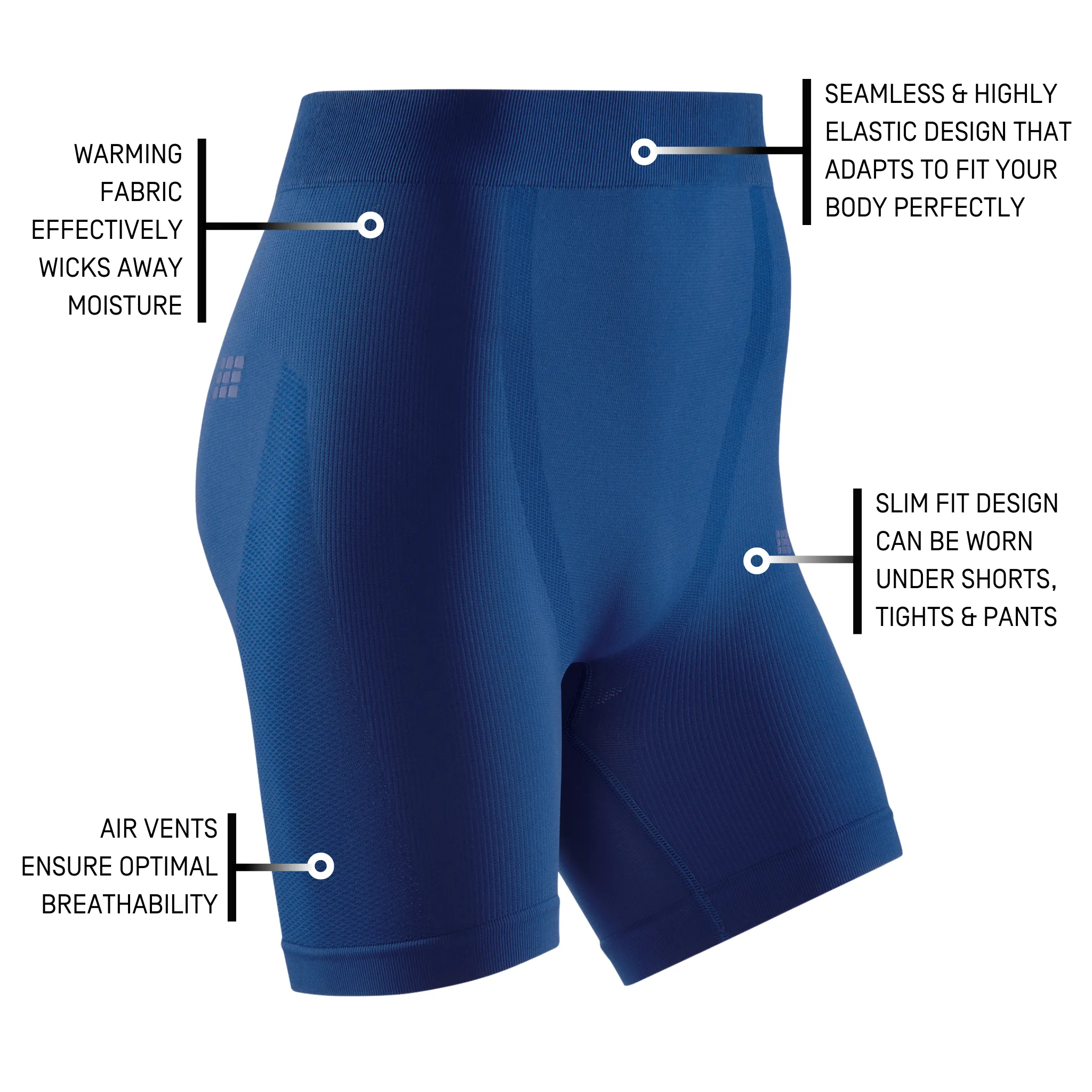 Cold Weather Base Shorts, Men