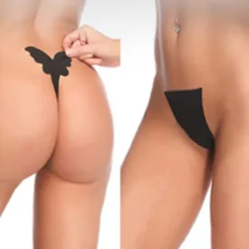 Come Closer Strapless Panty | Black | Invisible Panty