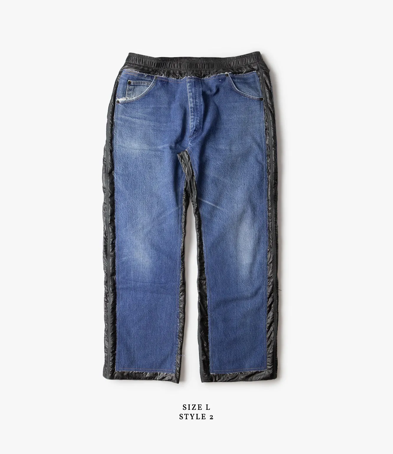 Covered Pant – Indigo Denim / Black Ripstop Nylon