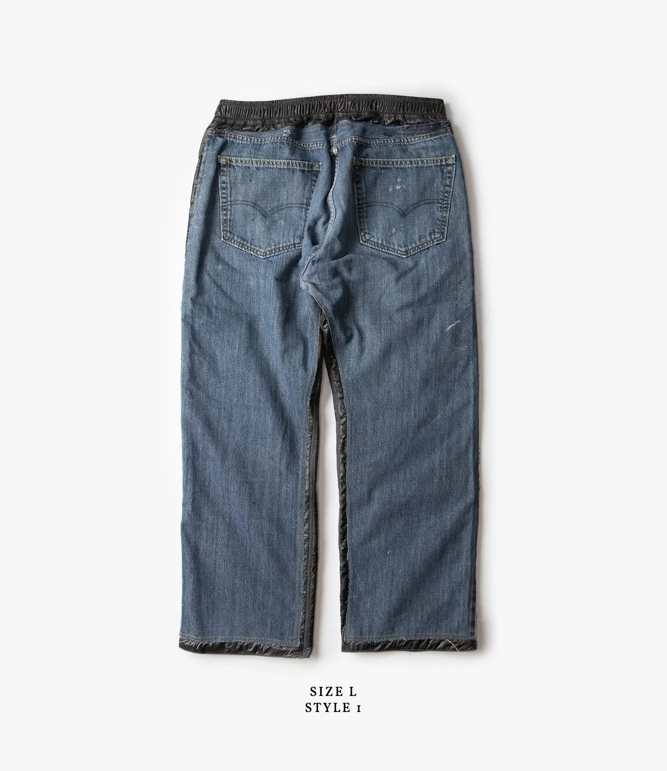 Covered Pant – Indigo Denim / Black Ripstop Nylon