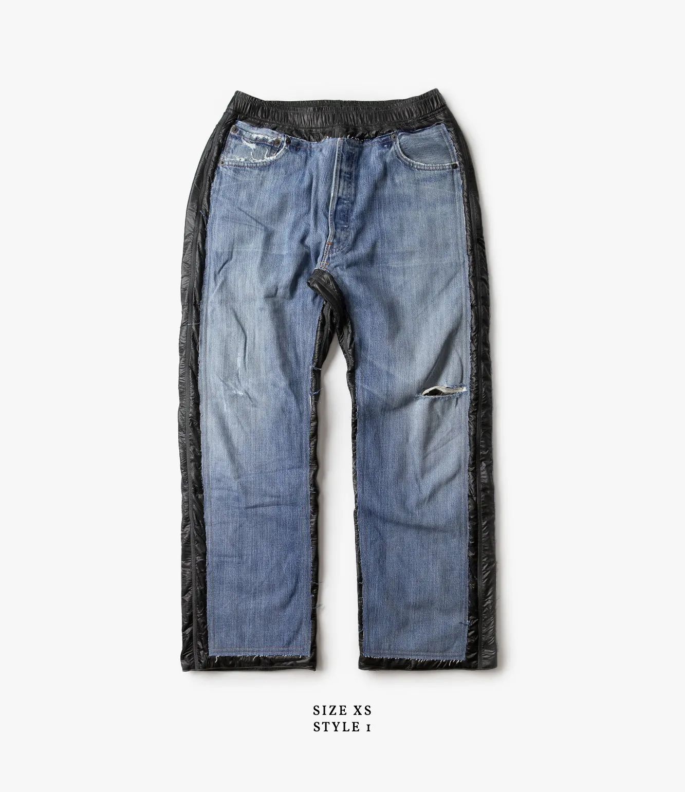 Covered Pant – Indigo Denim / Black Ripstop Nylon